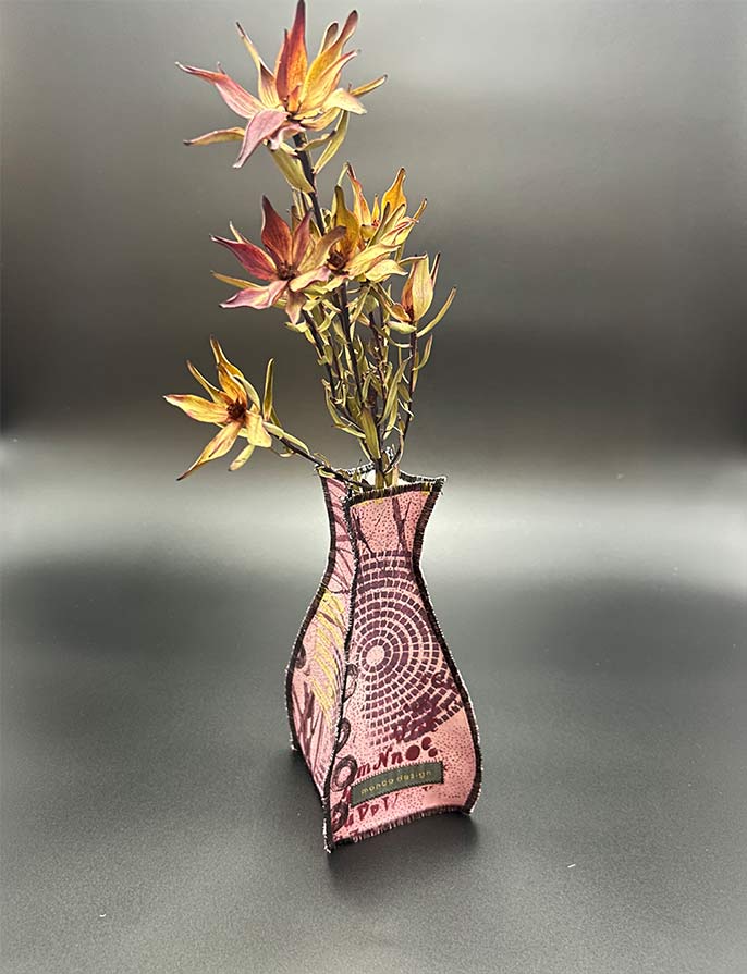 monca-art - Monica Schachl - Textila-Art - Jiffy VAse