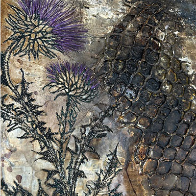 durchnähte_Bildwelten Monca-art - Monica Schachl Textilart