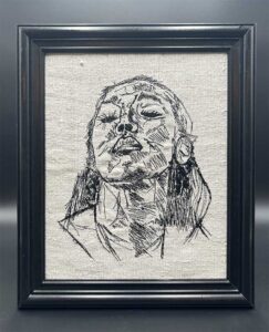 Monca-art - Monica Schachl Textilart - MAlerei mit der Nähmaschine - durchnähte Bildwelten