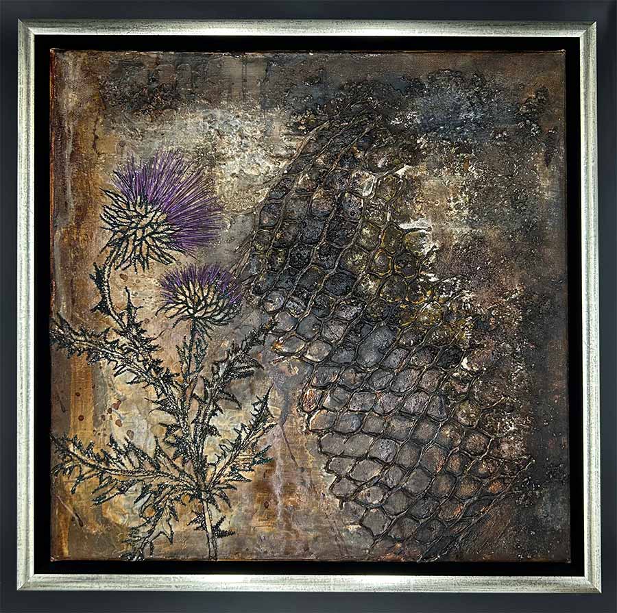 Monca-art - Monica Schachl Textilart - MAlerei Mixed MEdia