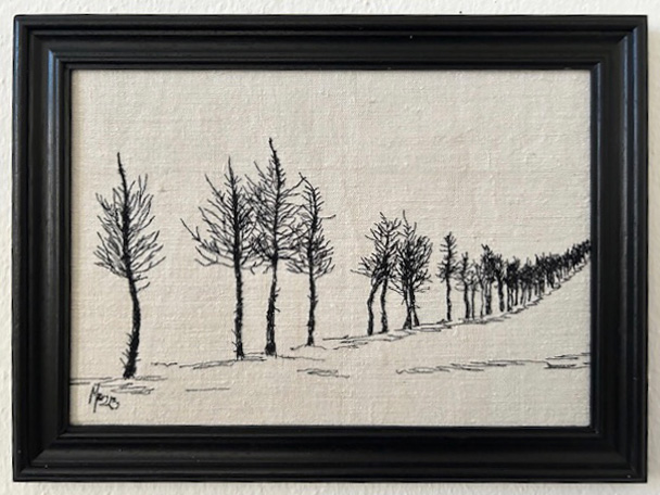 Monca-art - Monica Schachl Textilart - MAlerei Mixed MEdia - genähte Bilder