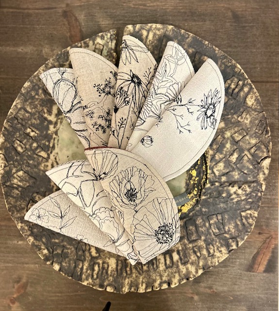 Brillenetui - Nähmalerei Textilart Monica Schachl