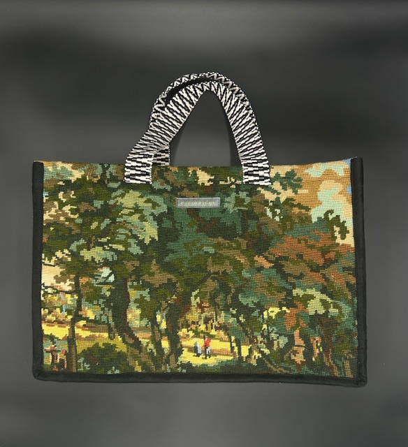 TAsche Gobelin Textilart Monica Schachl
