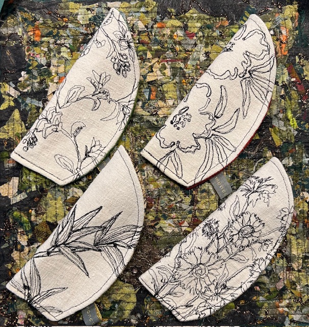 Brillenetui - NähmalereiTextilart Monica Schachl